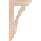 Ekena Millwork Imperial Slat Smooth Bracket w/ Offset Brace, Douglas Fir, 5 1/2"W x 16"D x 28"H BKT0604X16X28IMP06SDF - alternate 2